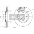 MAXGEAR 19-3353 - Jeu de 2 disques de frein avant