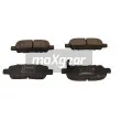 MAXGEAR 19-3381 - Jeu de 4 plaquettes de frein arrière