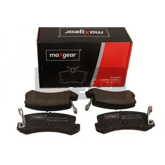 Jeu de 4 plaquettes de frein arrière MAXGEAR OEM 0446532010