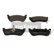 MAXGEAR 19-3394 - Jeu de 4 plaquettes de frein arrière