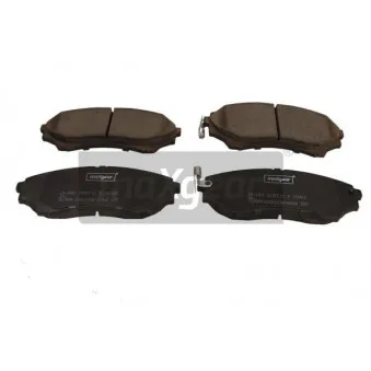 Jeu de 4 plaquettes de frein avant MAXGEAR OEM 3M352001AA
