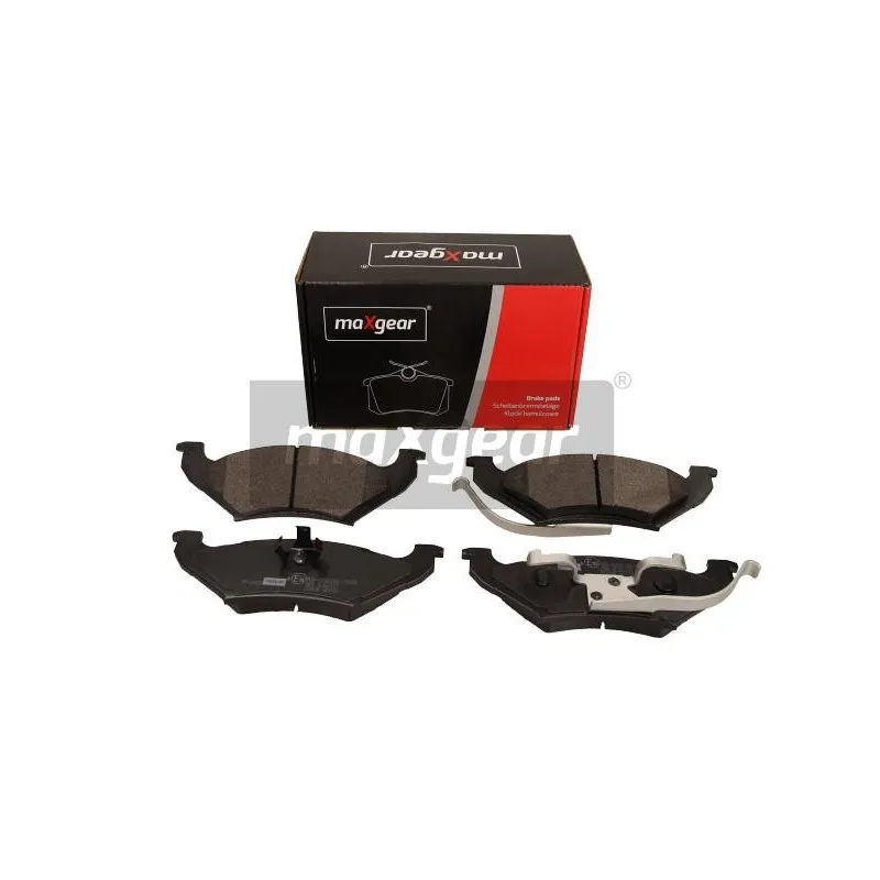 Jeu de 4 plaquettes de frein arrière MAXGEAR 19-3408 - Visuel 1