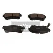 MAXGEAR 19-3414 - Jeu de 4 plaquettes de frein avant