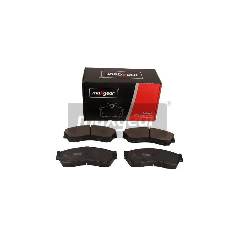Jeu de 4 plaquettes de frein avant MAXGEAR 19-3417 - Visuel 1
