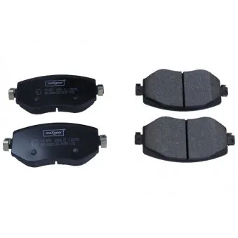 Jeu de 4 plaquettes de frein avant MAXGEAR 19-3674