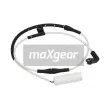 MAXGEAR 20-0129 - Contact d'avertissement, usure des plaquettes de frein