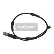 MAXGEAR 23-0043 - Contact d'avertissement, usure des plaquettes de frein avant gauche