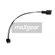 MAXGEAR 23-0056 - Contact d'avertissement, usure des plaquettes de frein