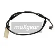 MAXGEAR 23-0082 - Contact d'avertissement, usure des plaquettes de frein