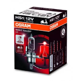 Ampoule, projecteur principal OSRAM 64185NR5 pour YAMAHA AEROX Aerox 50 R Naked - 3cv