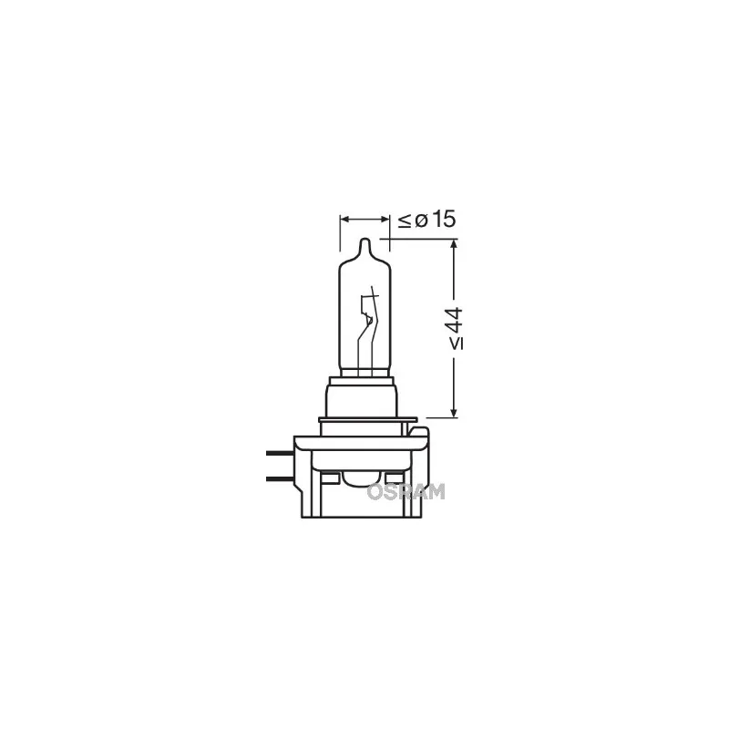 Ampoule, projecteur longue portée OSRAM 64243 - Visuel 2