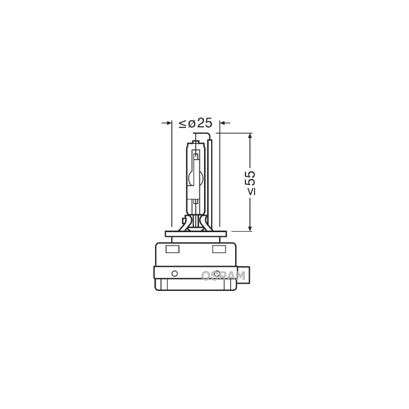 Ampoule, projecteur longue portée OSRAM 66150 - Visuel 2