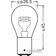OSRAM 7225 - Ampoule, feu stop/feu arrière