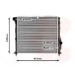 Radiateur, refroidissement du moteur VAN WEZEL [01002026]
