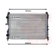 Radiateur, refroidissement du moteur VAN WEZEL [01002051]