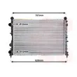 Radiateur, refroidissement du moteur VAN WEZEL [01002068]