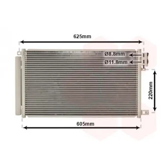 Condenseur, climatisation DELPHI CF20183