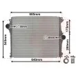 Intercooler, échangeur VAN WEZEL [01014701]