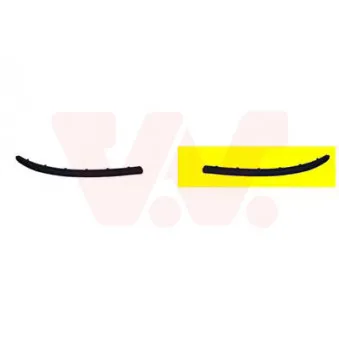 VAN WEZEL 0147581 - Baguette et bande protectrice, pare-chocs avant gauche