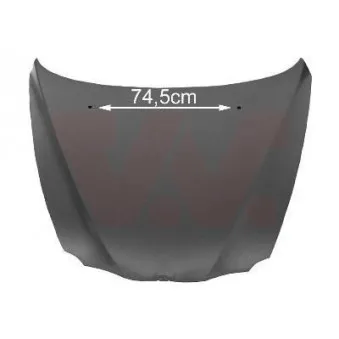 VAN WEZEL 0147660 - Capot-moteur