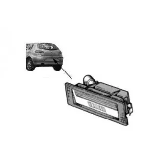 VAN WEZEL 0147920 - Feu éclaireur de plaque