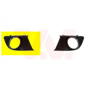 Grille de ventilation, pare-chocs avant droit VAN WEZEL [0160594]