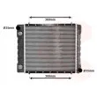Radiateur, refroidissement du moteur VAN WEZEL [02002084]