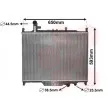 Radiateur, refroidissement du moteur VAN WEZEL [02002225]