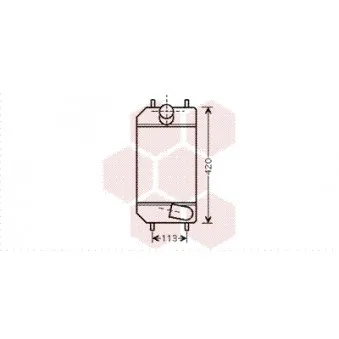 VAN WEZEL 02004179 - Intercooler, échangeur