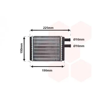 VAN WEZEL 02006083 - Système de chauffage
