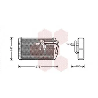 Système de chauffage VAN WEZEL 02006104