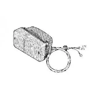 Feu clignotant avant gauche VAN WEZEL 0221901