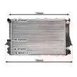 Radiateur, refroidissement du moteur VAN WEZEL [03002082]