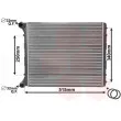 VAN WEZEL 03002220 - Radiateur, refroidissement du moteur