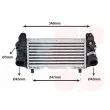 Intercooler, échangeur VAN WEZEL [03004192]