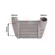 Intercooler, échangeur VAN WEZEL [03004283]