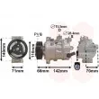 Compresseur, climatisation VAN WEZEL [0301K703]