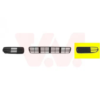VAN WEZEL 0322591 - Grille de ventilation, pare-chocs avant gauche