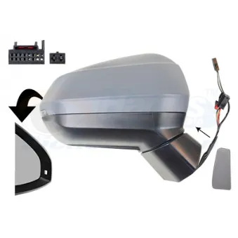 Rétroviseur extérieur VAN WEZEL OEM 83B857410G9B9