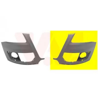VAN WEZEL 0380563 - Pare-chocs avant gauche