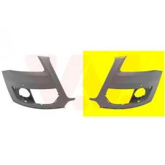 VAN WEZEL 0380565 - Pare-chocs avant gauche