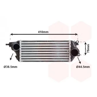 Intercooler, échangeur AVA QUALITY COOLING BWA4265