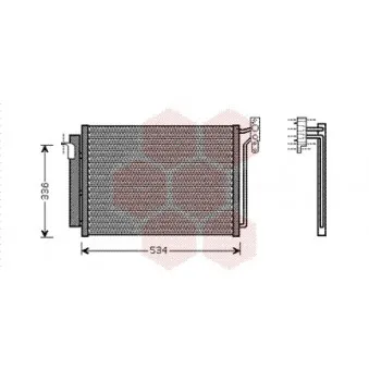 VAN WEZEL 06005281 - Condenseur, climatisation