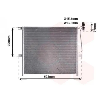 Condenseur, climatisation VAN WEZEL OEM 3400400