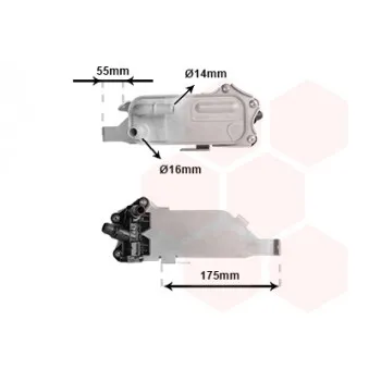 Radiateur d'huile de boîte automatique VAN WEZEL OEM 17217593856