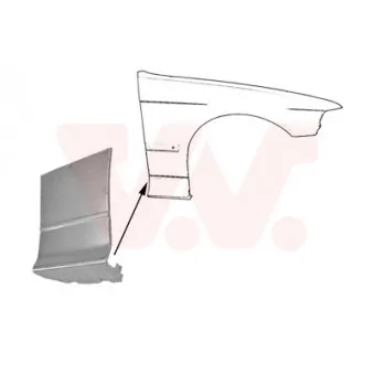 Aile avant droit VAN WEZEL 0640156