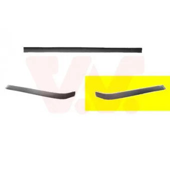 VAN WEZEL 0640551 - Baguette et bande protectrice, pare-chocs arrière gauche