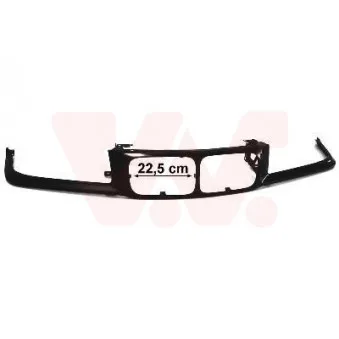 VAN WEZEL 0640764 - Cadre, grille de radiateur