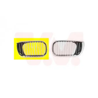 VAN WEZEL 0649518 - Grille de radiateur