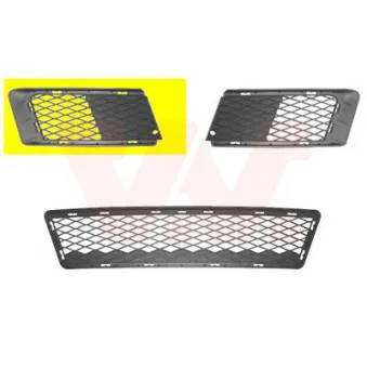 VAN WEZEL 0659592 - Grille de ventilation, pare-chocs avant droit